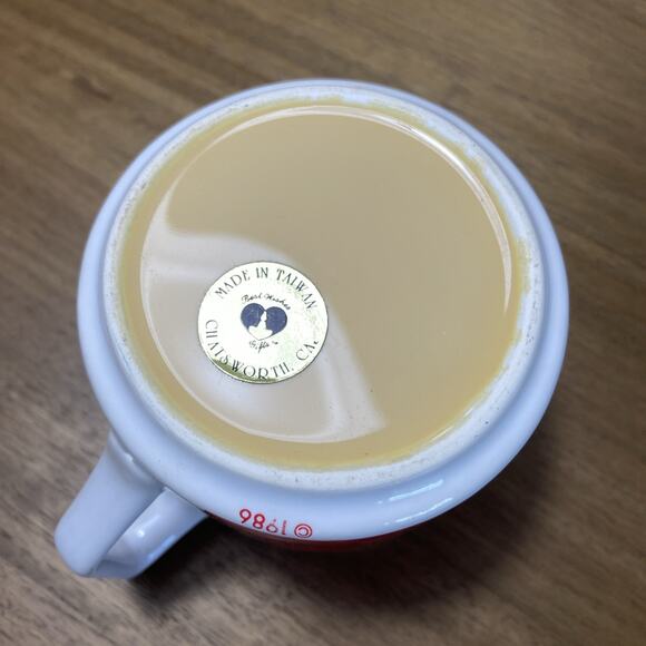 Vintage VTG 1986 Musical Stoneware Melody Mug SWEETHEART Coffee Tea Best Wishes - Picture 8 of 16